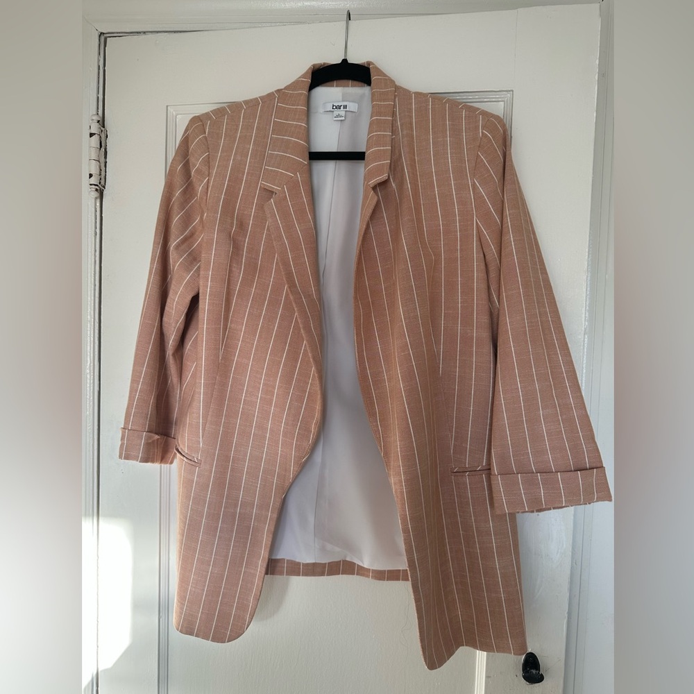 Bar III Striped blazer, great condition worn twice
